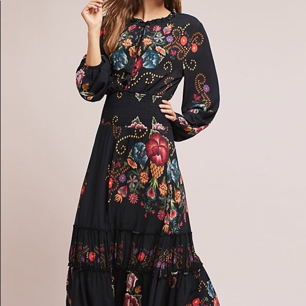 Farm Rio Smocked Dress In Search Of